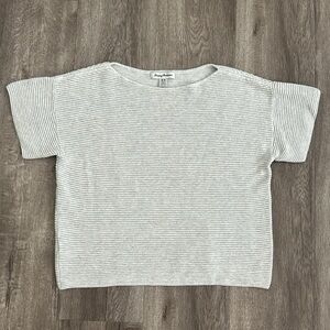 Tommy Bahama Bonita Ottoman Short-Sleeve Sweater in Gray